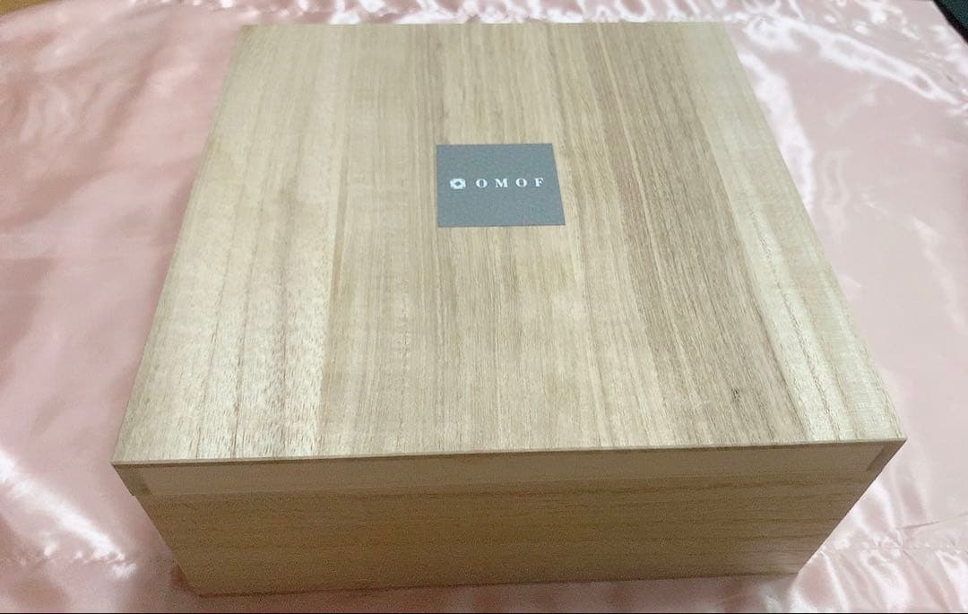 【美品・新品未使用】OMOF（オモフ） サステモ 保温断熱食器 銀箔茜 会津塗り