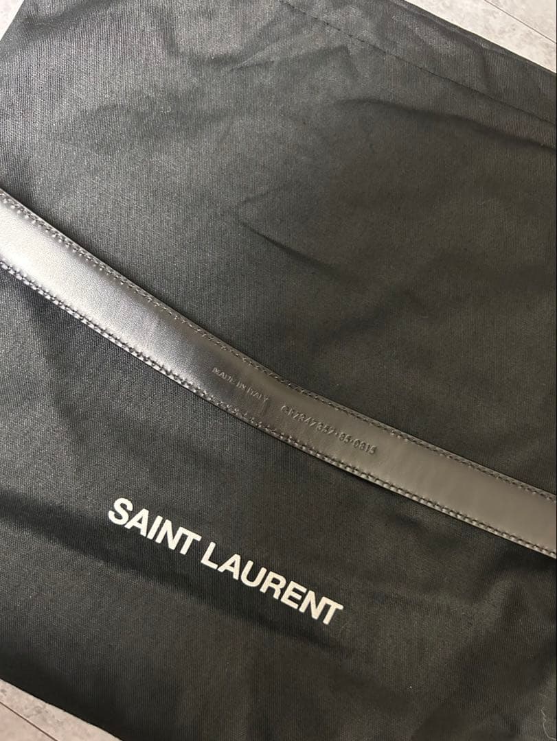 Saint Laurent SS14 3連ループ　ナローベルト　85