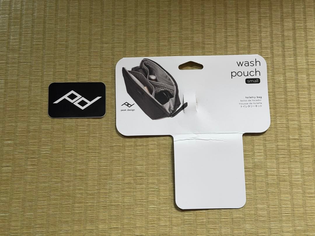 Peak Design ウォッシュポーチ スモール ブラック