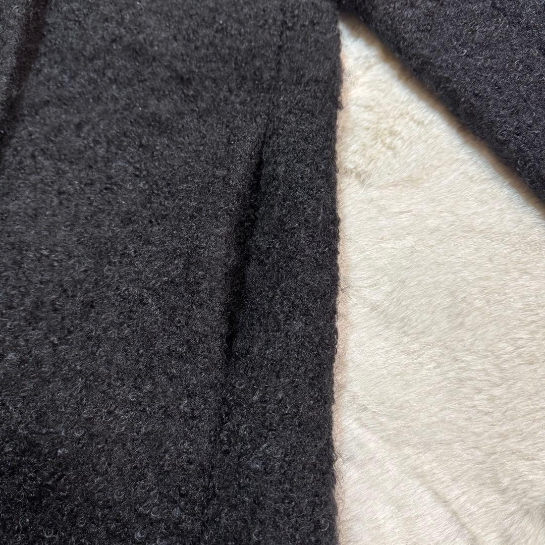 【未使用級】MARNIマルニ プードルモヘア ノーカラーコート