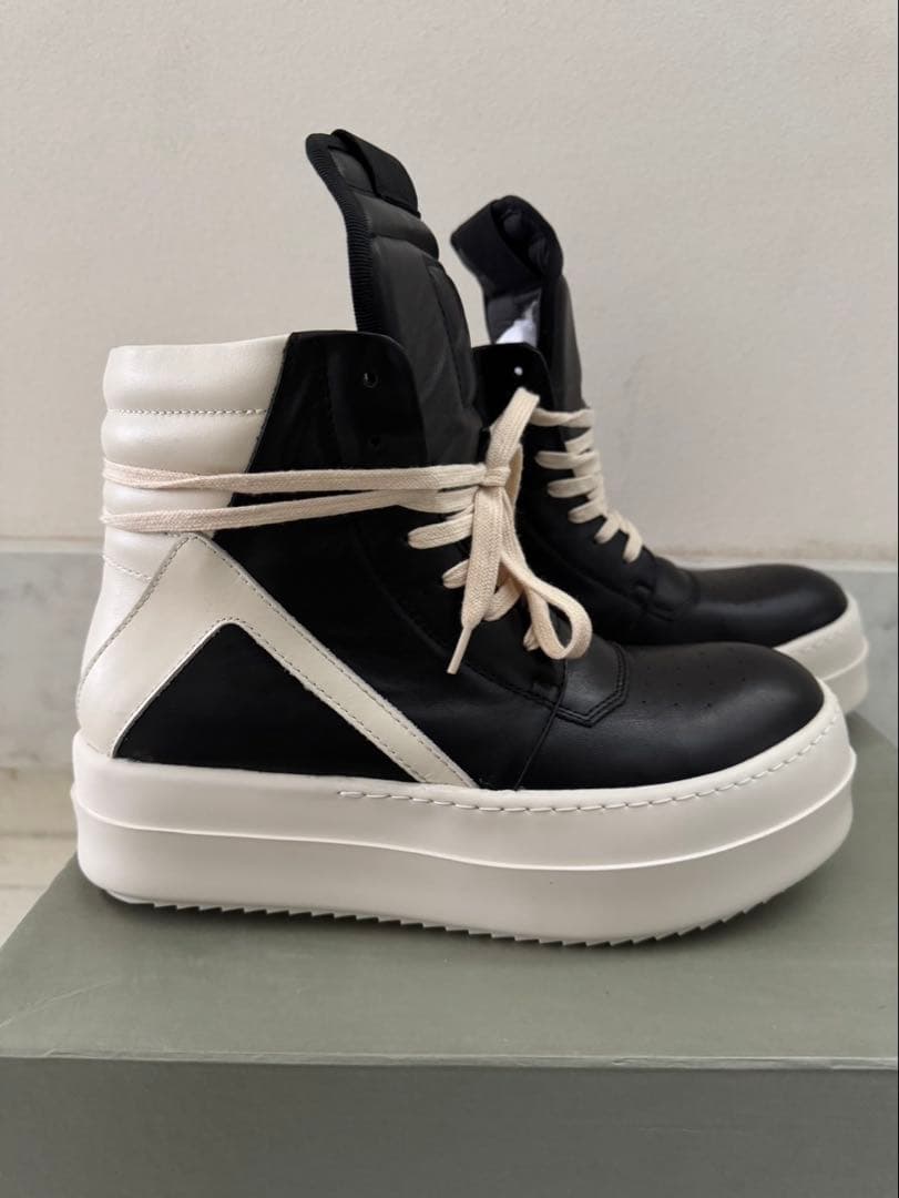 靴 Rickowens Megabumper Geobasket Sneakers