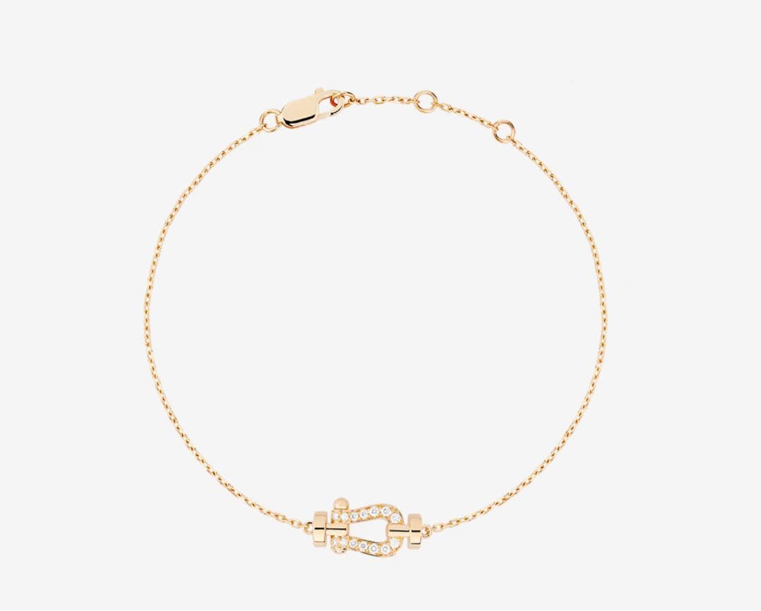 FREDフォース10ブレスレットスモールモデル 18Kイエローゴールド