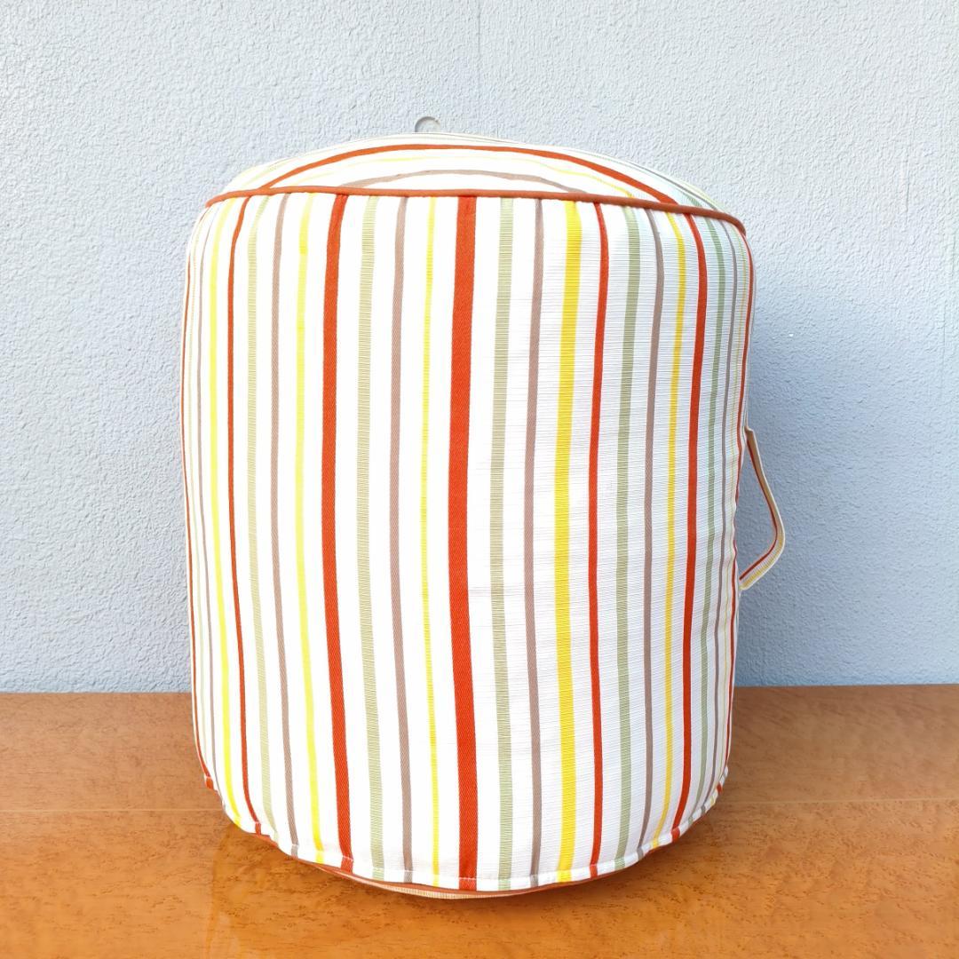 特注品 川島織物 セルコン vita ボーダー 俵型 ビーズクッション