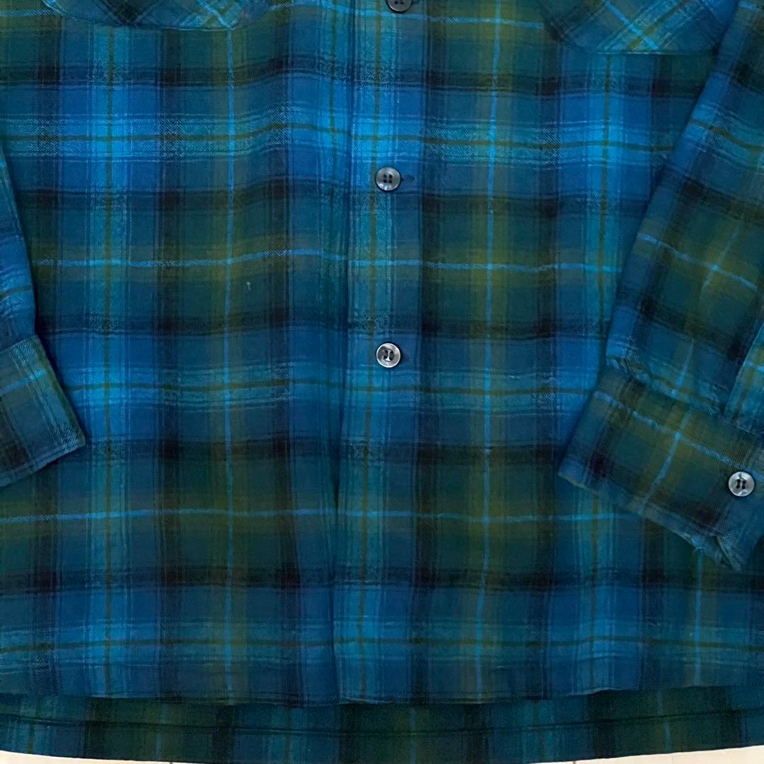 【50s 好配色 神サイズ】 pendleton ボードシャツ オンブレ