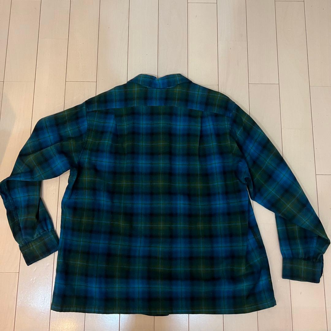 【50s 好配色 神サイズ】 pendleton ボードシャツ オンブレ