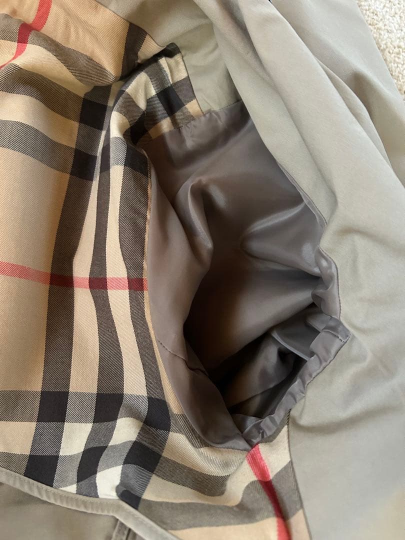 【美品】Burberry Brit ベージュ トレンチコート メンズ サイズ:L