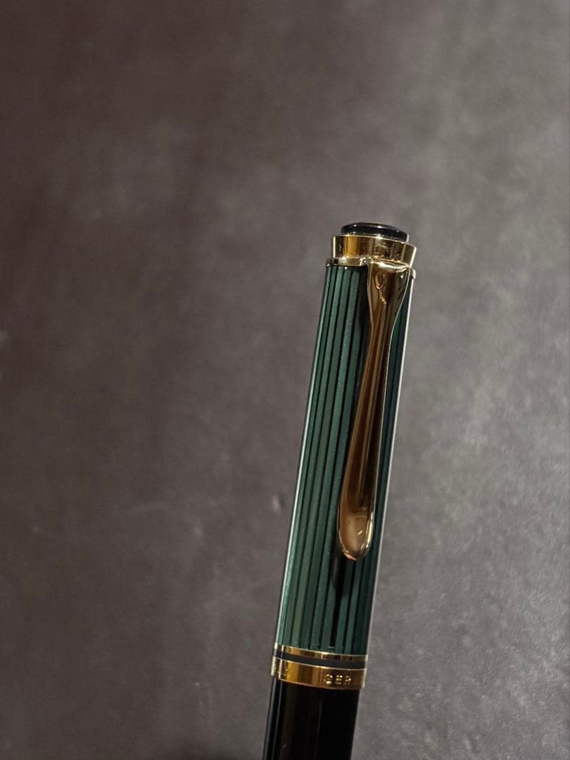 【値下げ不可・特別価格】ペリカン K600 ボールペン 緑縞