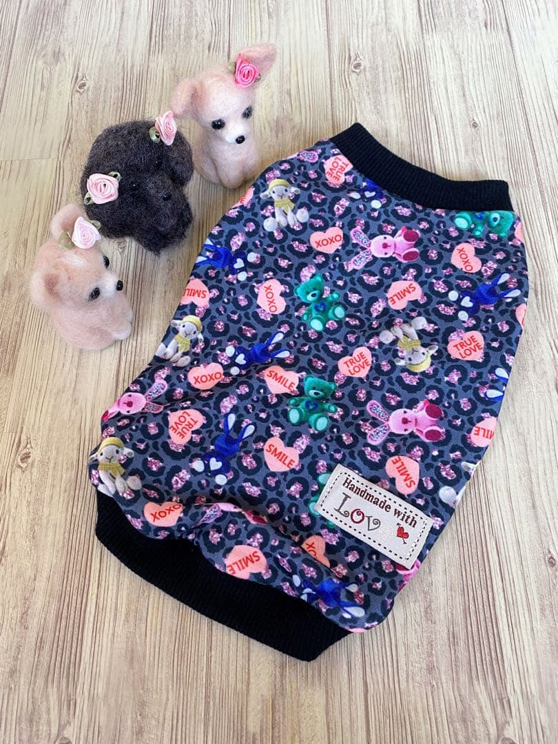 犬服  タンクトップ(Ｓ)  ꒡̈⃝Lily꒡̈⃝ハンドメイド