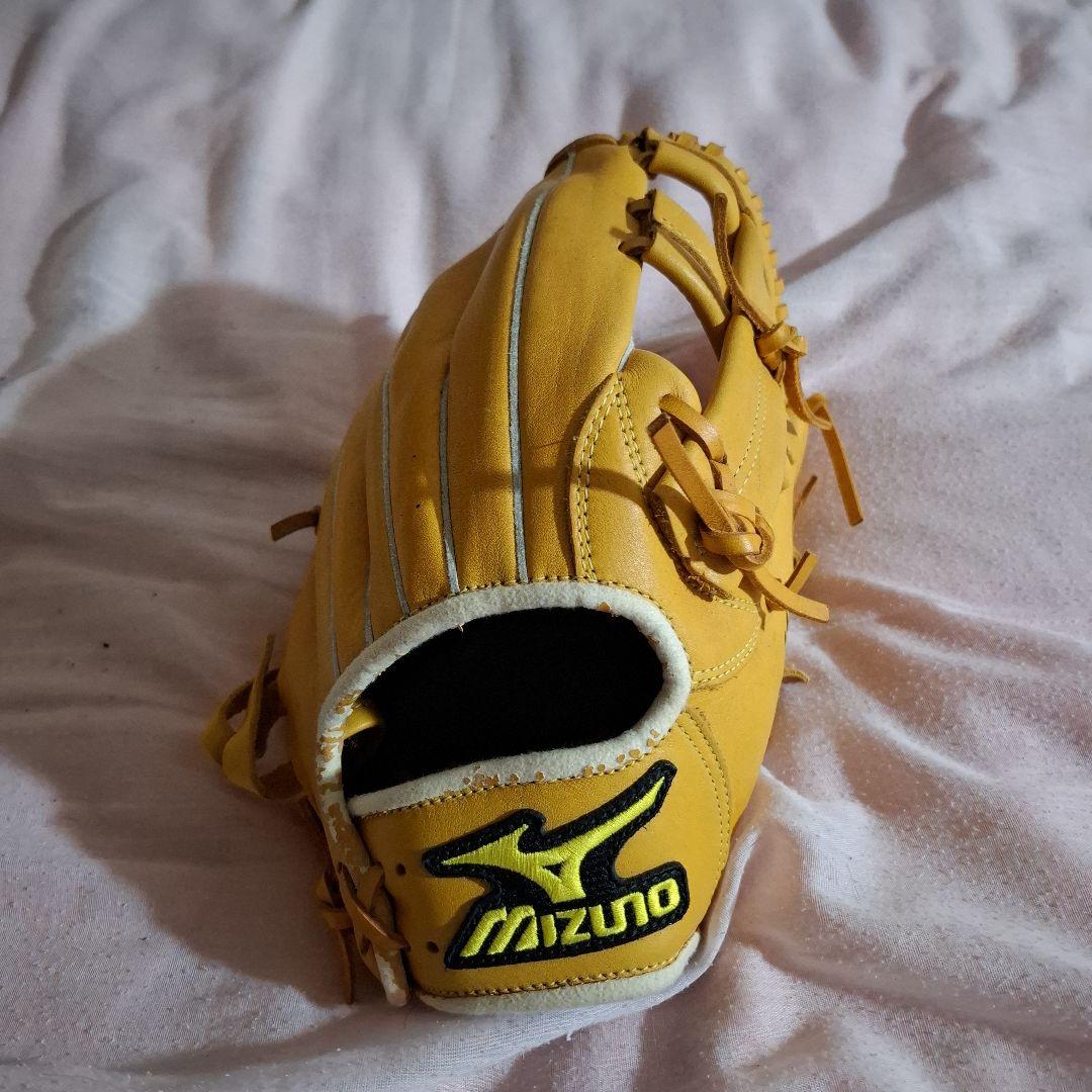 Mizuno World Win 軟式用グローブ イエロー