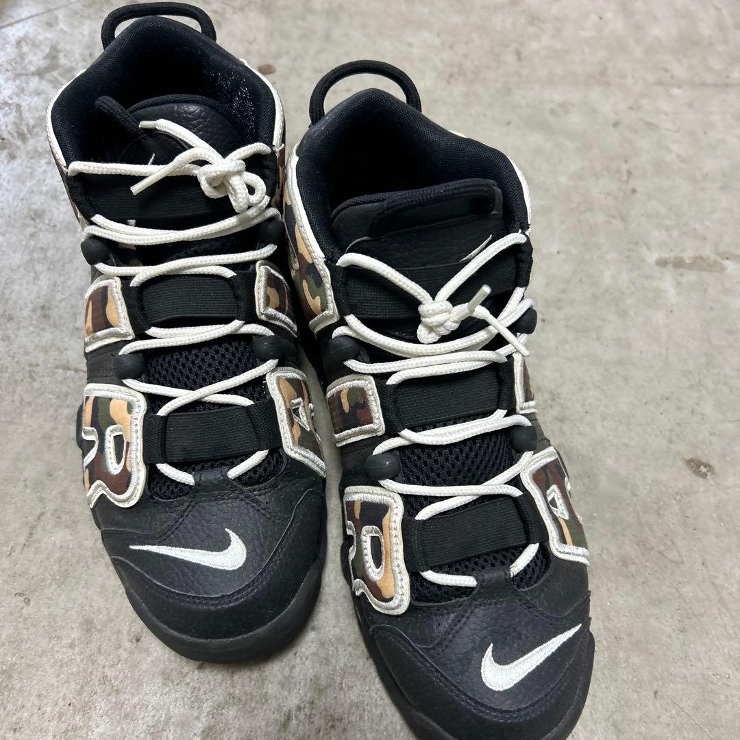 MORE UPTEMPO \"BLACK CAMO\" 27cm 海外限定