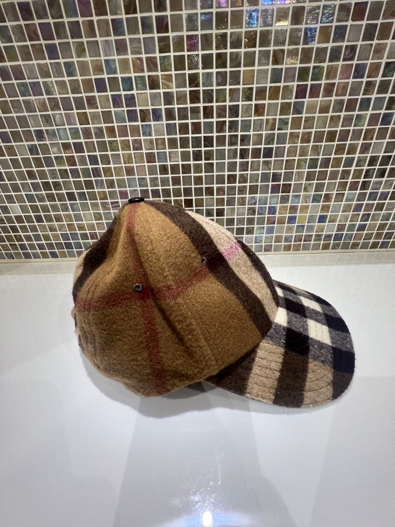 Burberry バーバリー　チェック柄 ベースボールキャップ