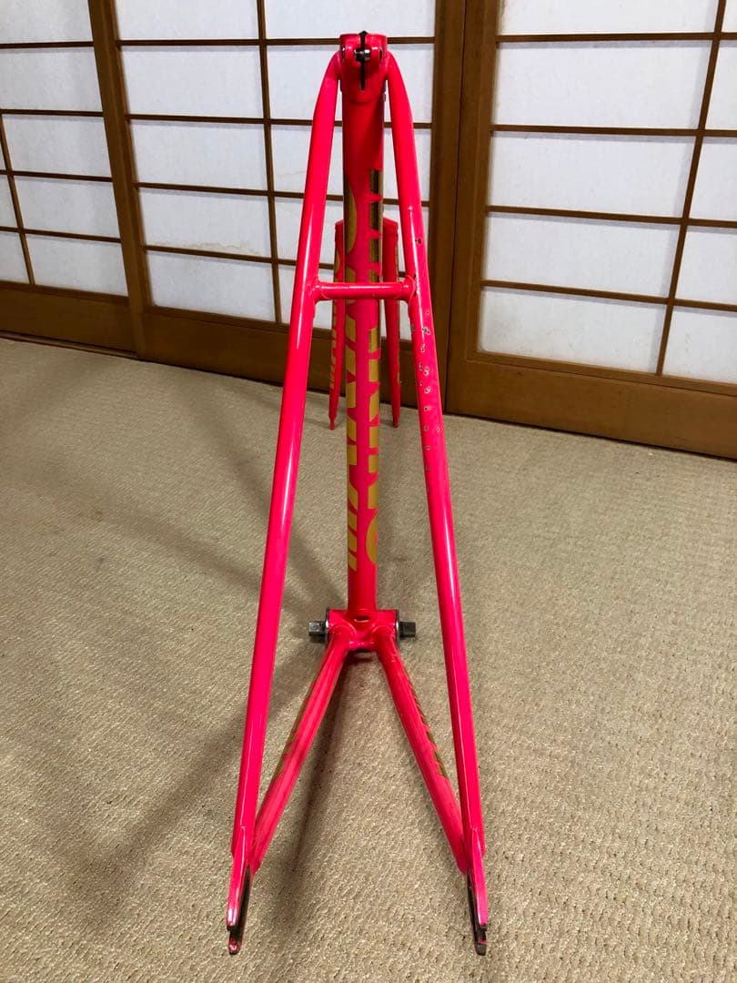 MAKINO ピスト クロモリ フレームセット 競輪 njs マキノ