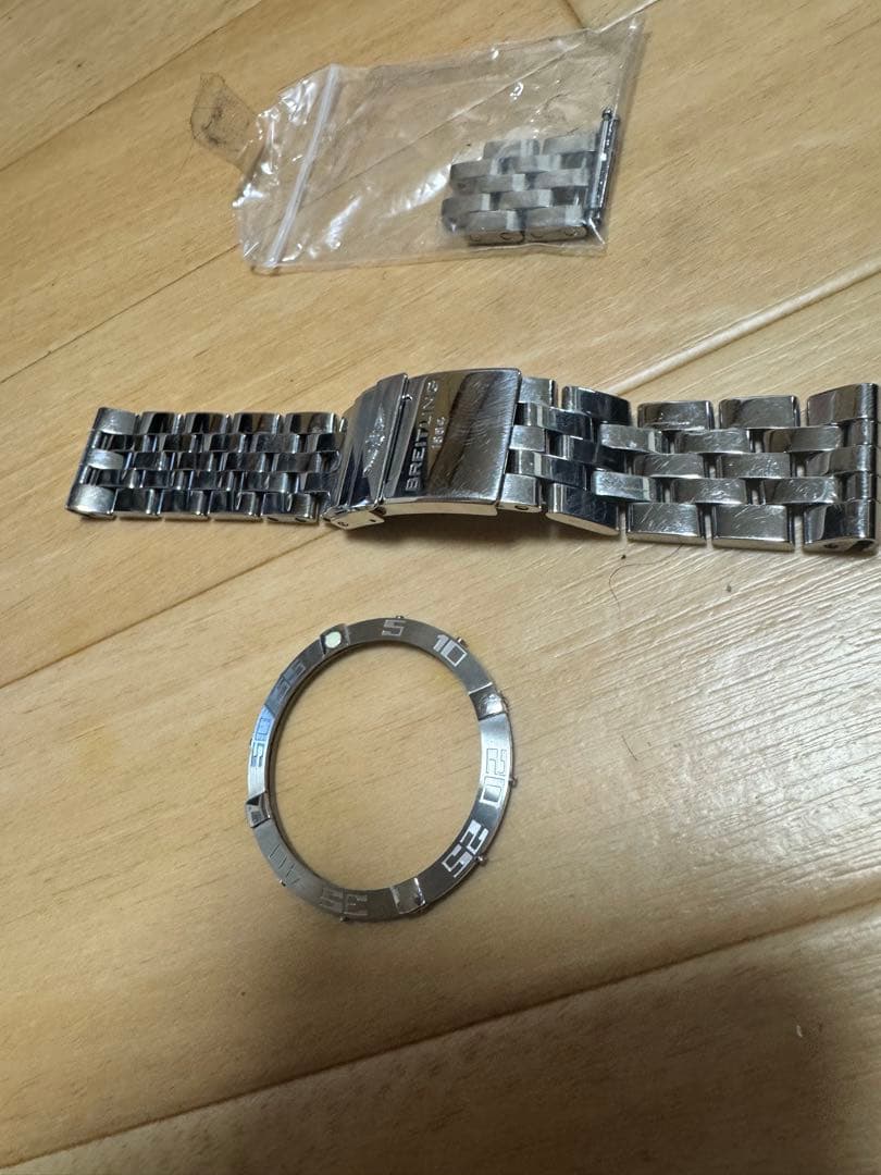 ピンクの猫さん専用　BREITLING ステンレスブレスB01 クロノマット44