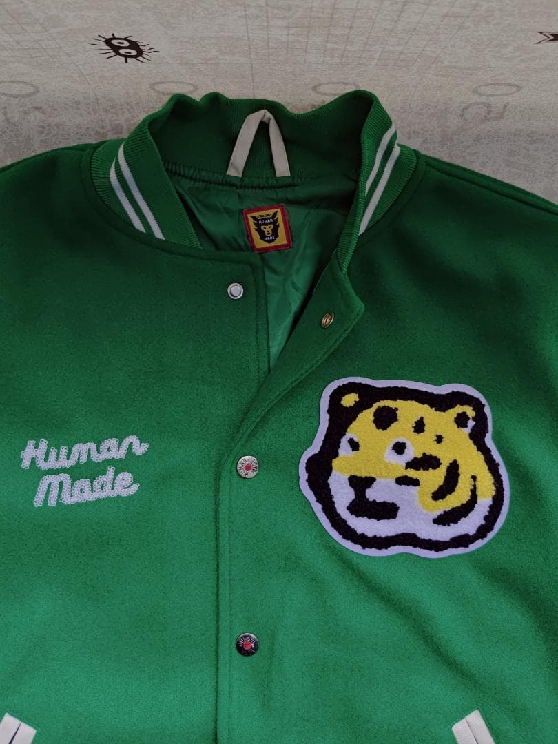 Human Made 緑/白 フリースジャケット