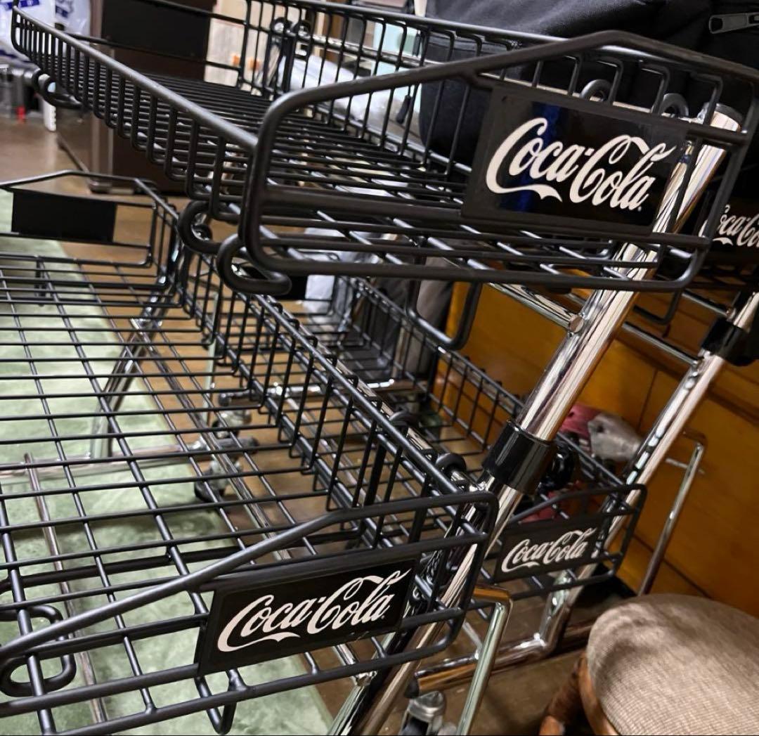 Coca-Cola スチールラック ブラック