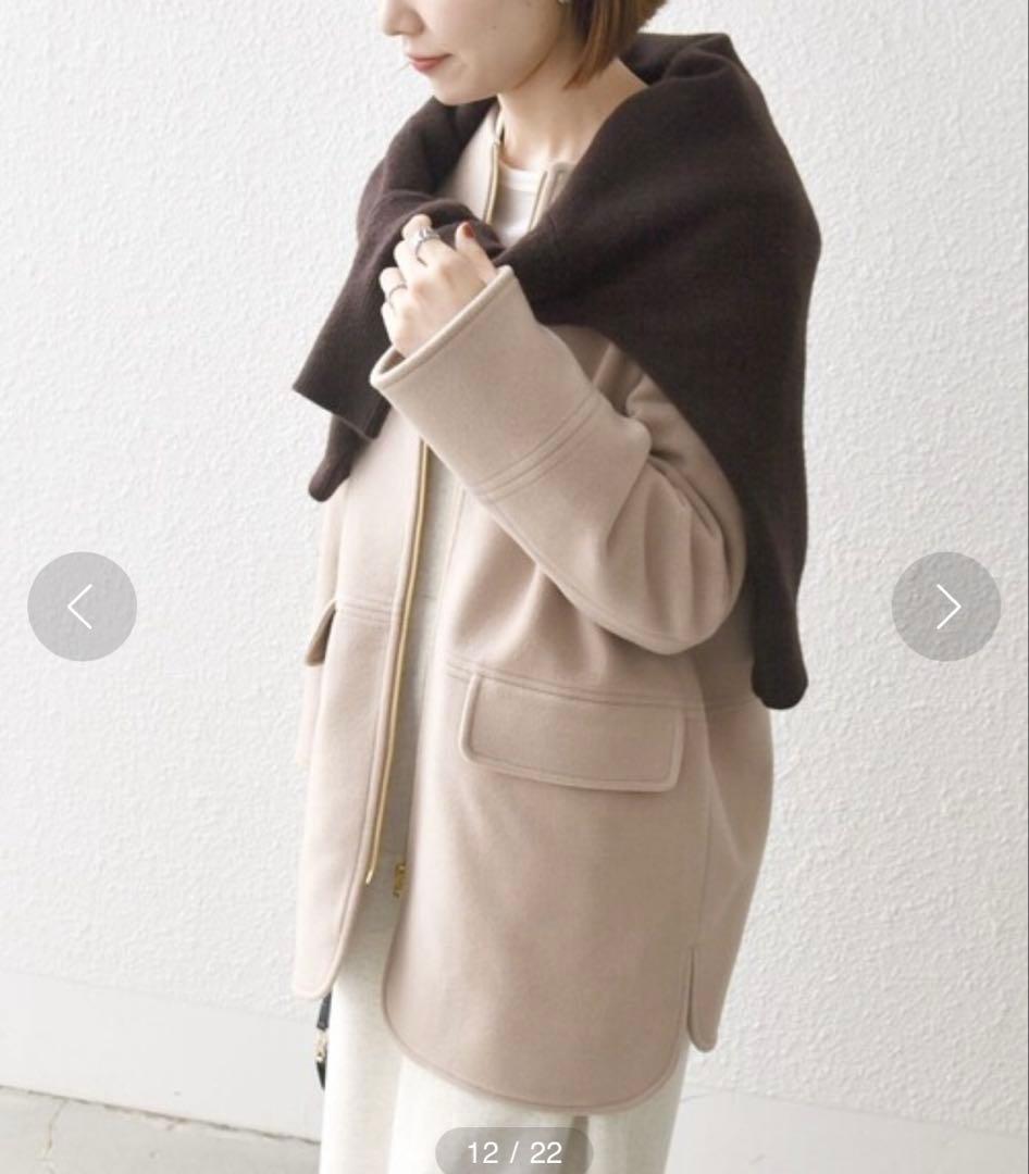 【24FW✨】SHIPSany 定価2万3千円　ノーカラーコート