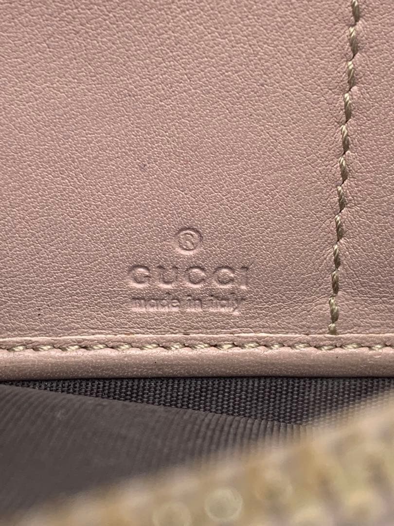 グッチ　GUCCI 財布　長財布　シマレザー　ラウンドファスナー