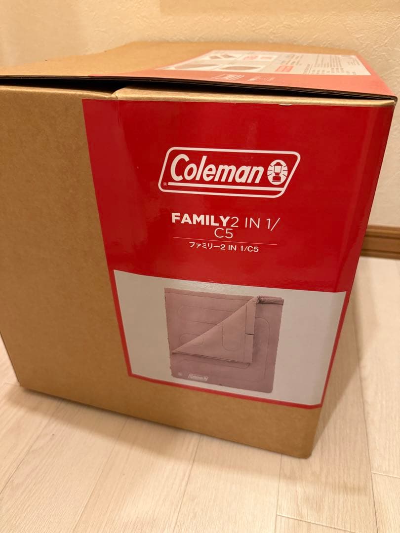 【新品未開封】コールマン(Coleman) 寝袋 ファミリー グレージュ 封筒型