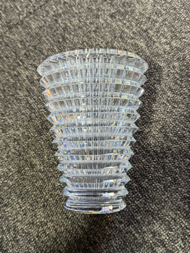 【極美品】 バカラ フラワーベース S 花瓶 クリスタルガラス 国内正規品