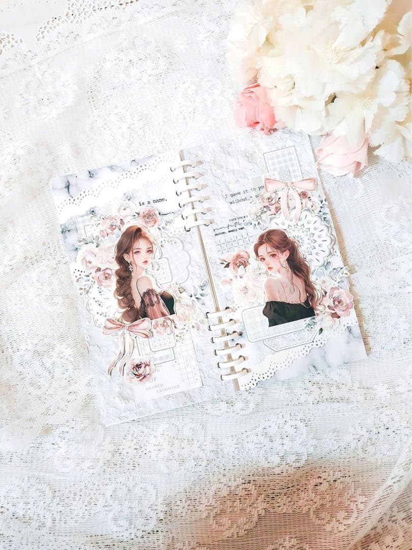 コラージュ素材　紙もの　素材紙　【2691】