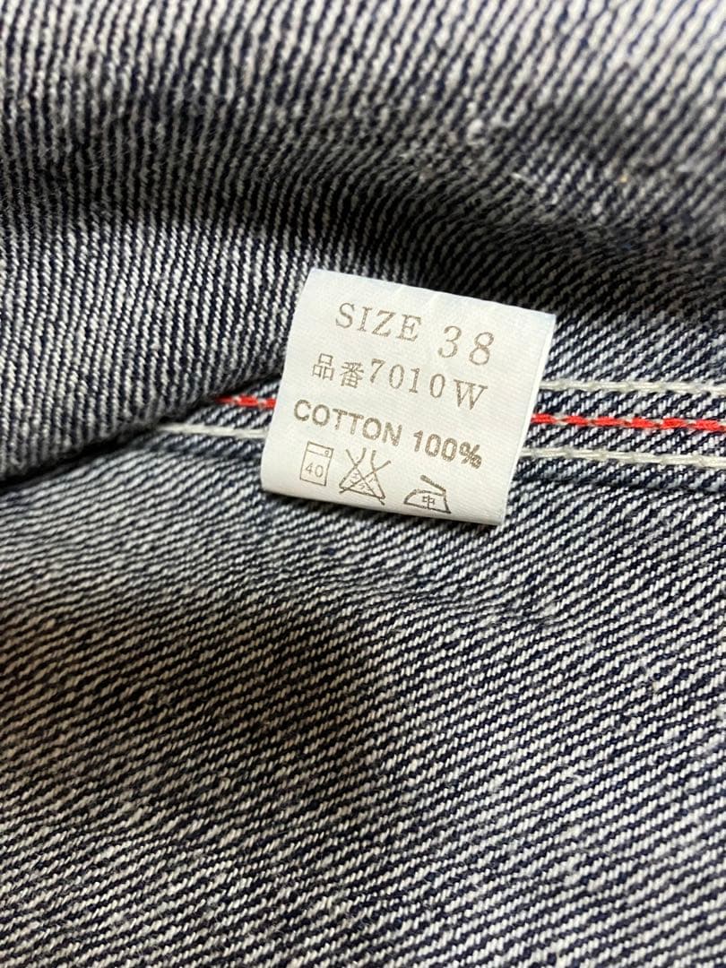 【美品】FLAT HEAD フラットヘッド 7010W デニムワークシャツ 38