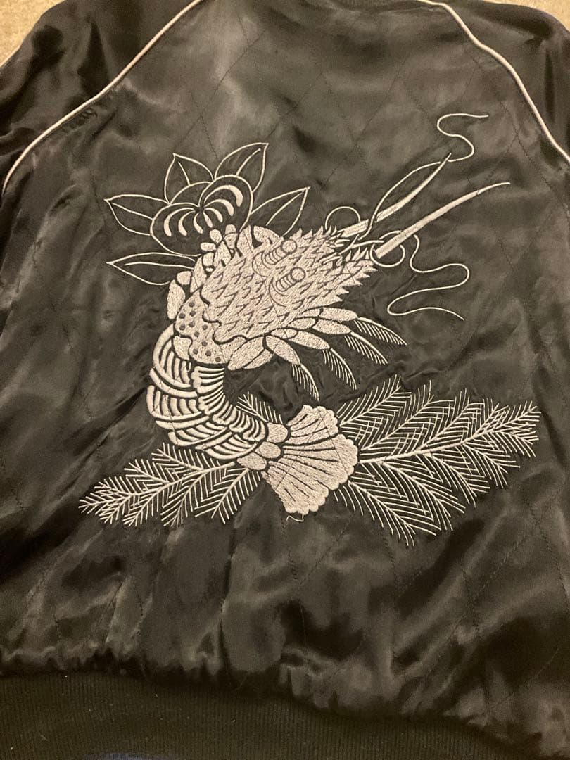 ドゥニーム　孔雀スカジャン　DENIME