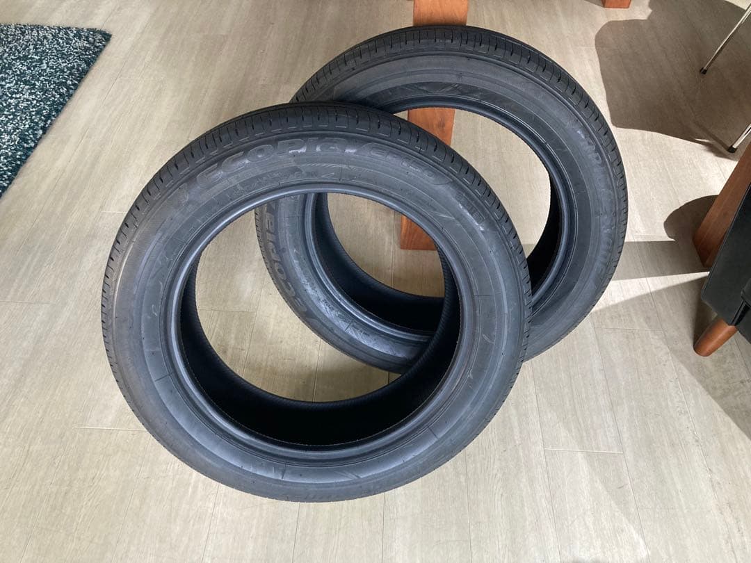 新車外し BS エコピア 195 60 17 送料込 走行11km 2本セット