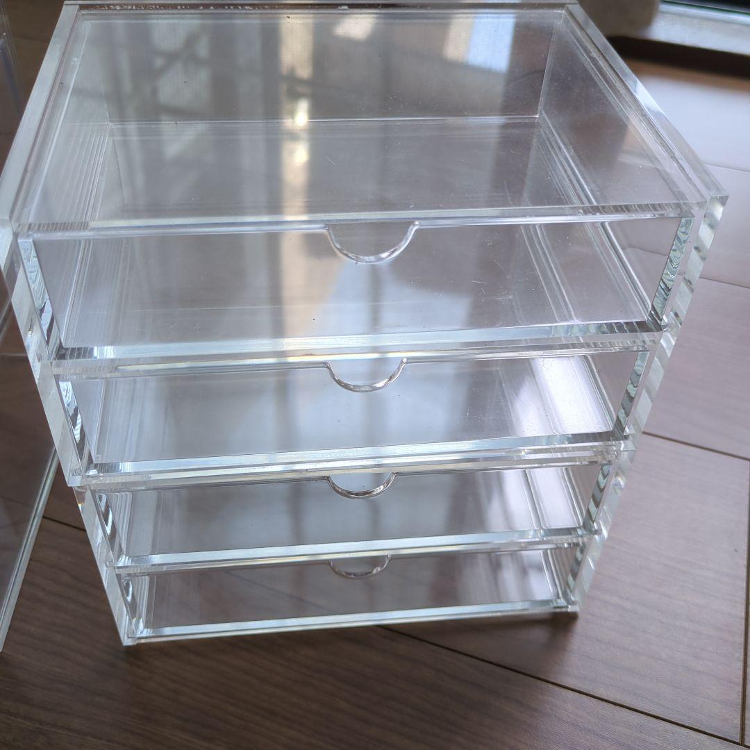 無印良品　アクリル　引き出し式小物収納　ペンスタンド　6個セット