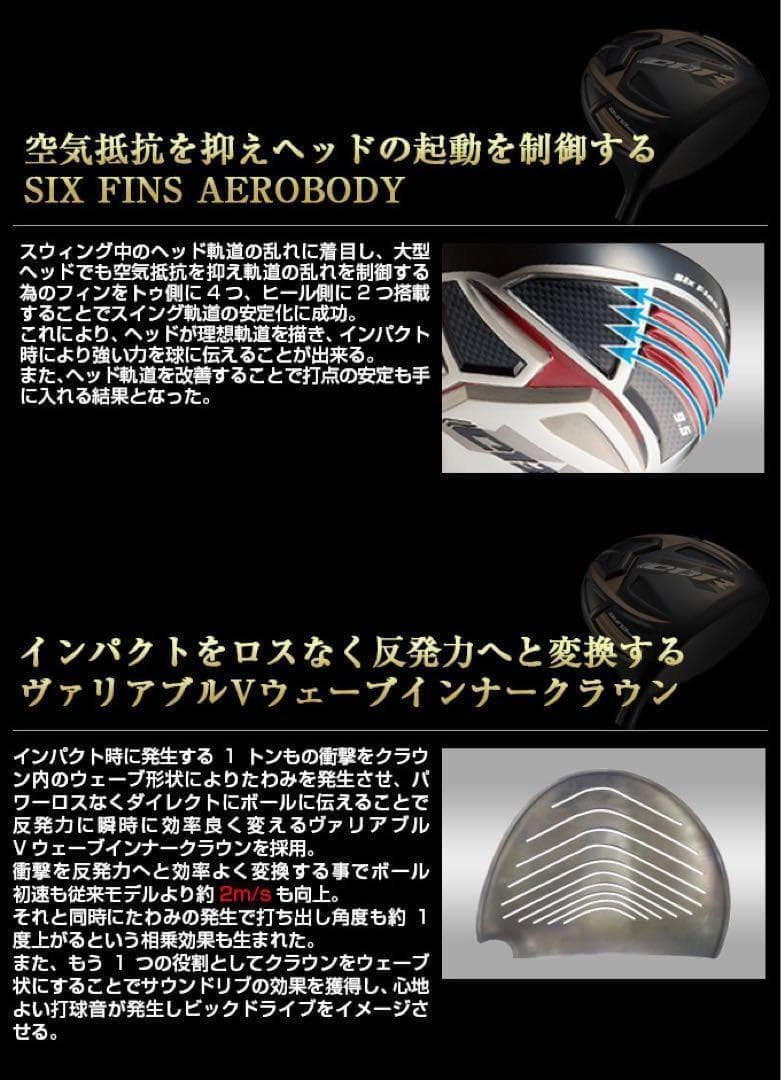 ★世界最高反発＋ドラコンアッタスで55Yアップ! ワークスゴルフ CBRプレミア