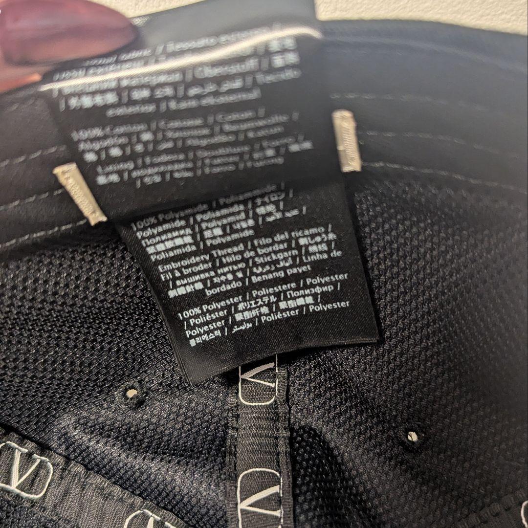 【鑑定済】VALENTINO GARAVANI Vロゴキャップ 57
