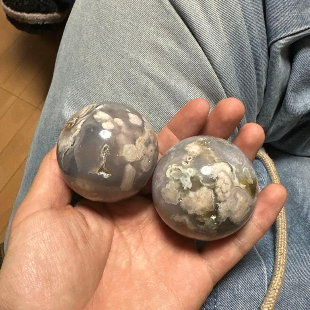 桜瑪瑙 グリーン瑪瑙共生スフィア ヒマラヤ水晶　スフィア　クォーツインクォーツ！
