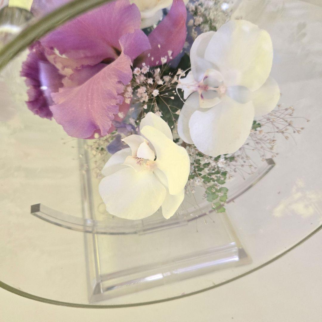 レンデフロール Reine de fleur アレンジフラワー　カトレア・胡蝶蘭