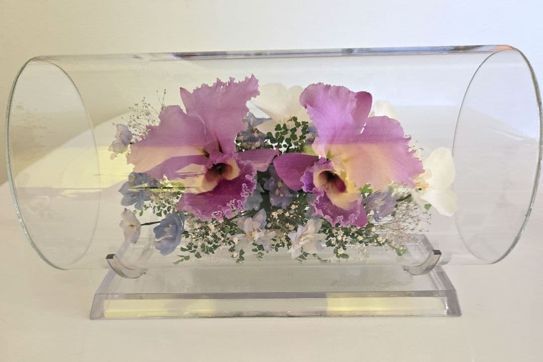 レンデフロール Reine de fleur アレンジフラワー　カトレア・胡蝶蘭
