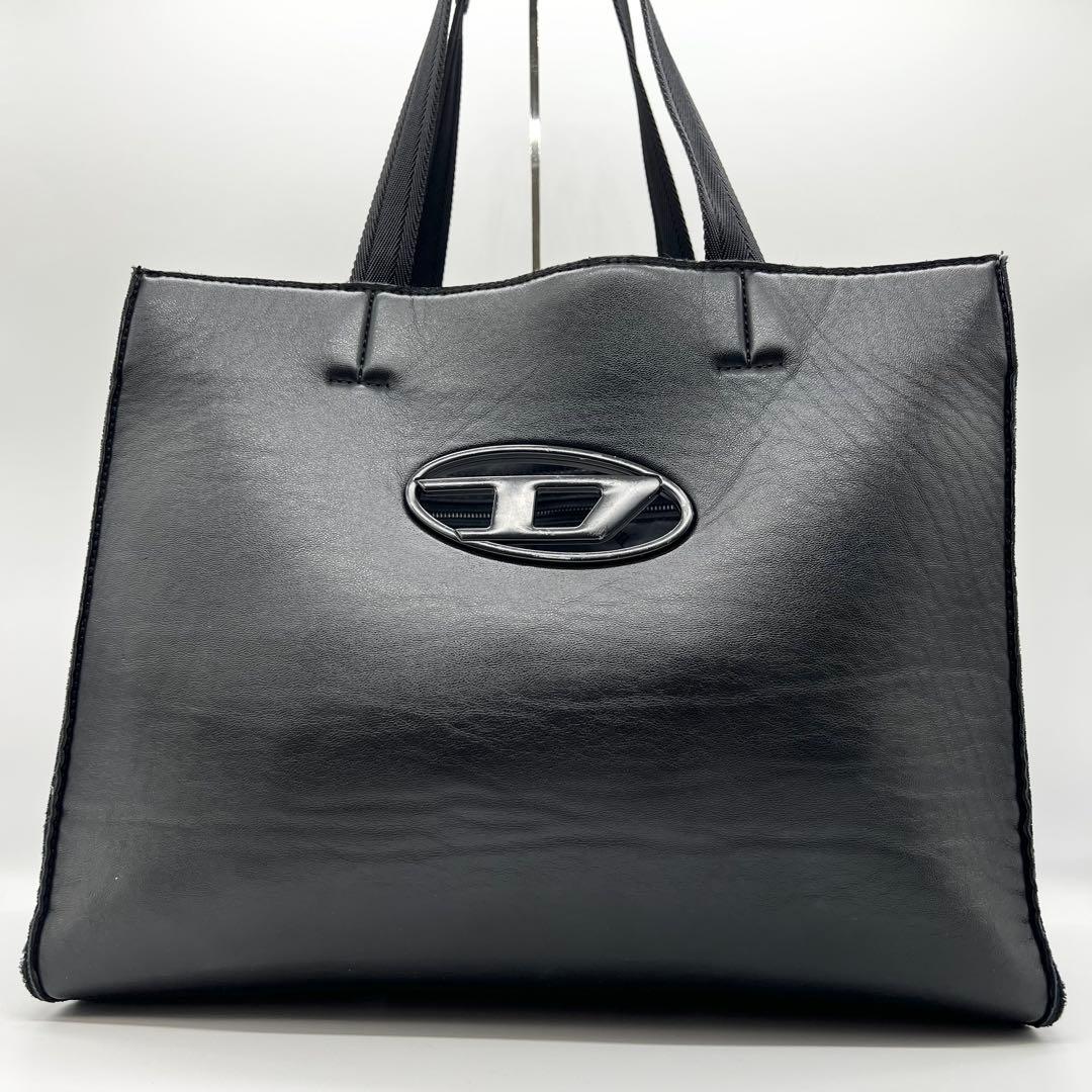 DIESEL HOLI-D SHOPPER EW トートバッグ ブラック A4可
