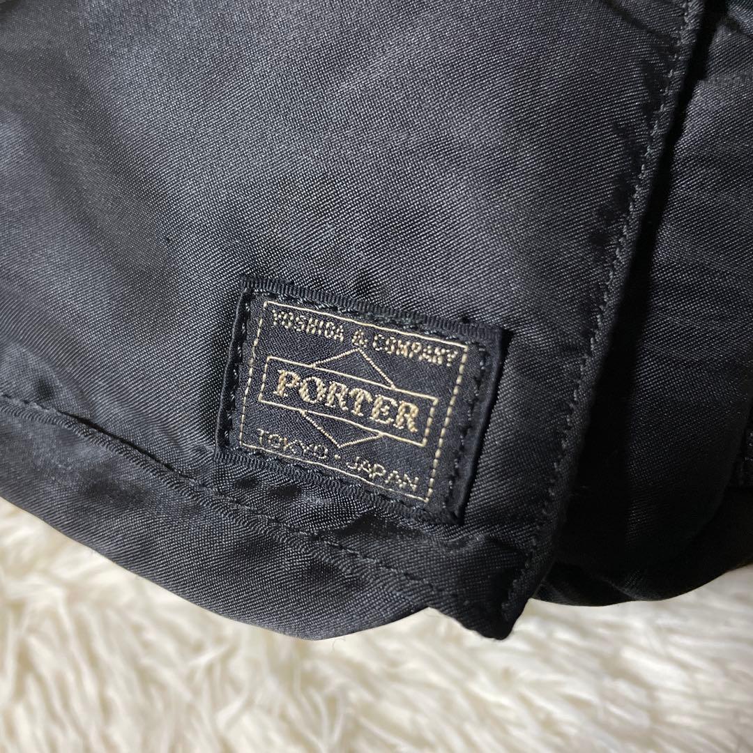 PORTER タンカー　ウエストポーチ　ボディーバッグ　ブラック
