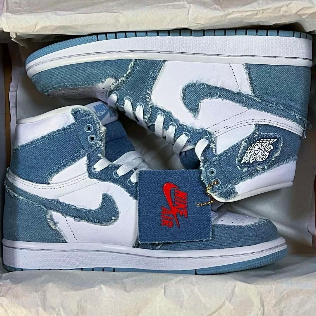 靴 Nike Women's Air Jordan 1High OG \"Denim\"