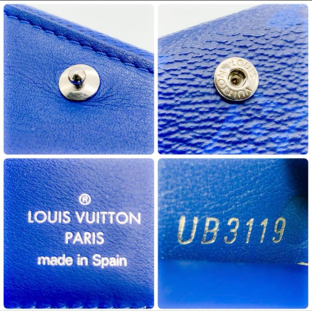 LUIS VUITTONタイガラマ ディスカバリー コンパクト 折り財布