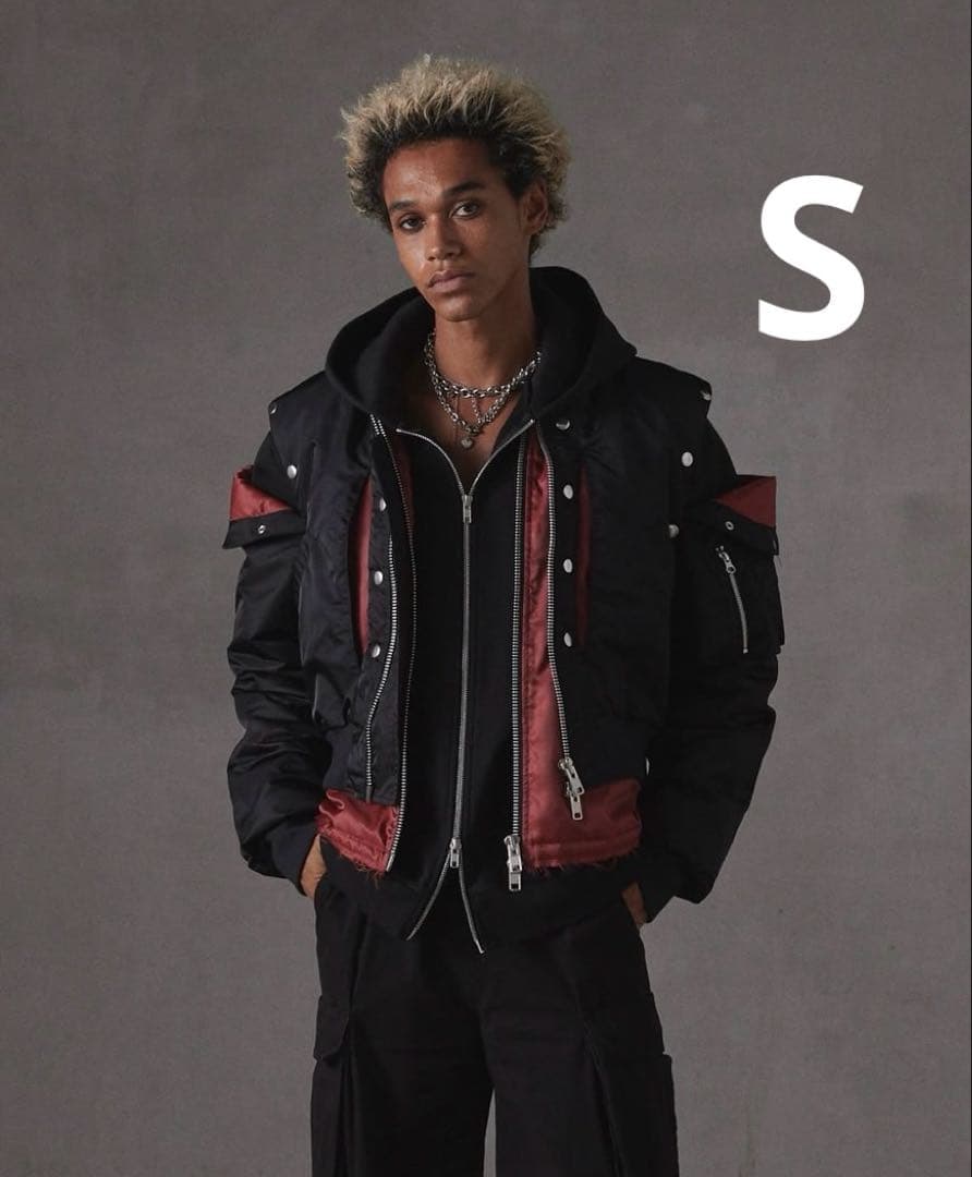 GRANCY ボリュームレイヤードデザイン MA-1 Sサイズ