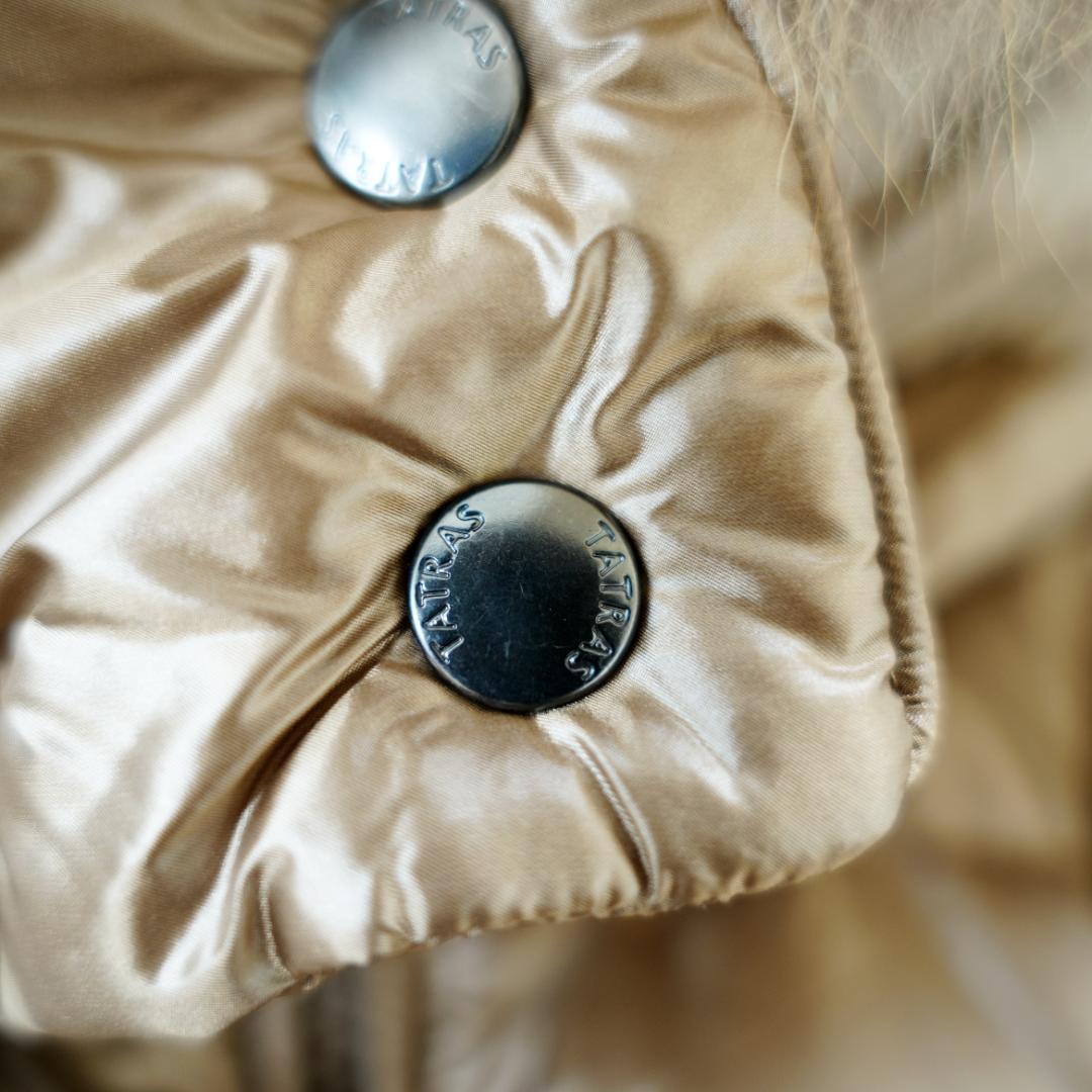 【美品】TATRAS　タトラス　ファー付ダウンコート　フード取り外し可能　M