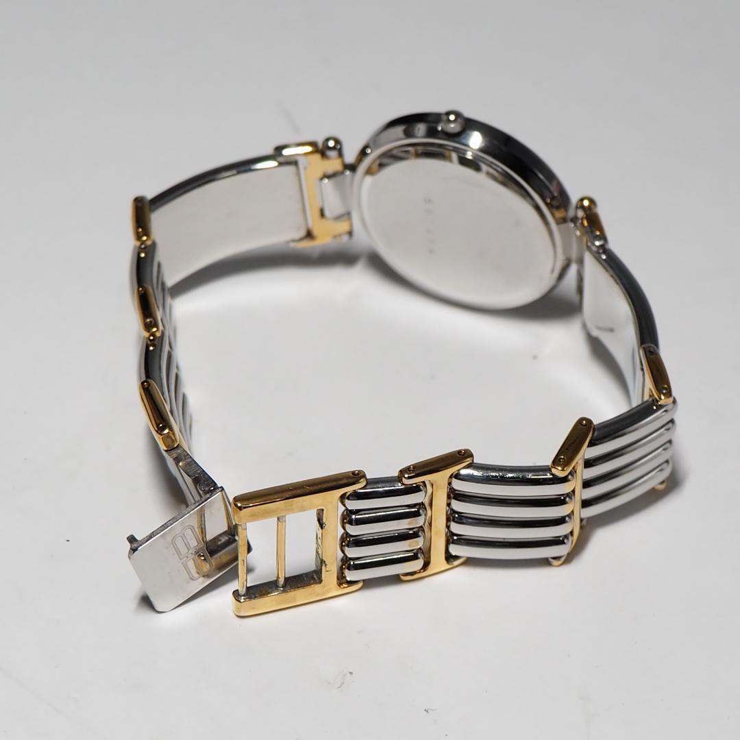 美品 バレンシアガ BALENCIAGA ストーンベゼル デイト 腕時計 944