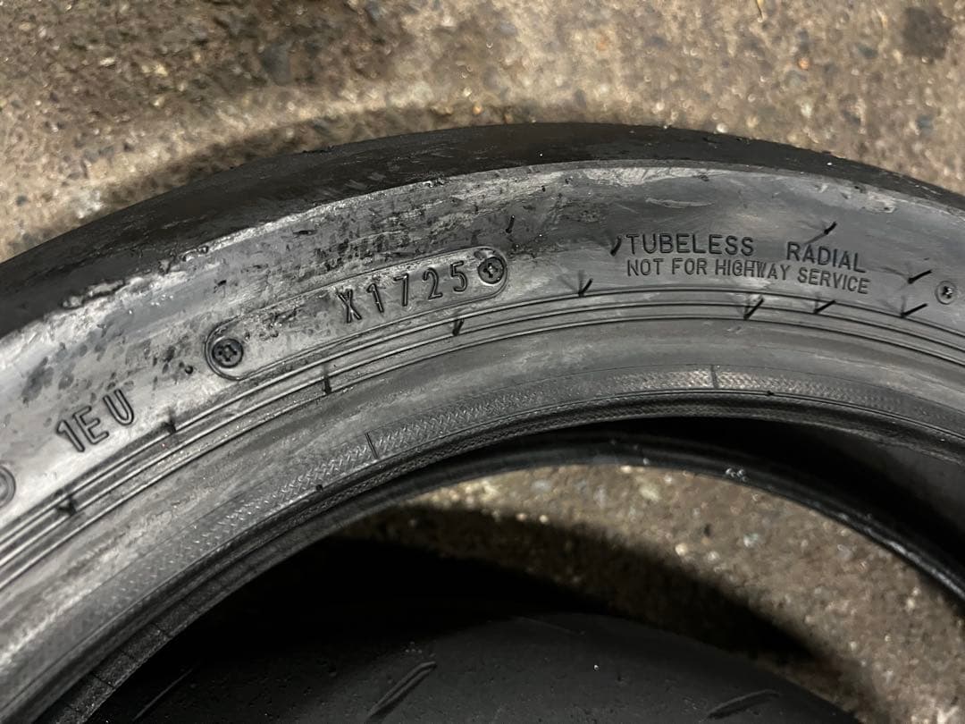 送料込み室内保管 中古DUNLOP KR410 前後セット JP250等8