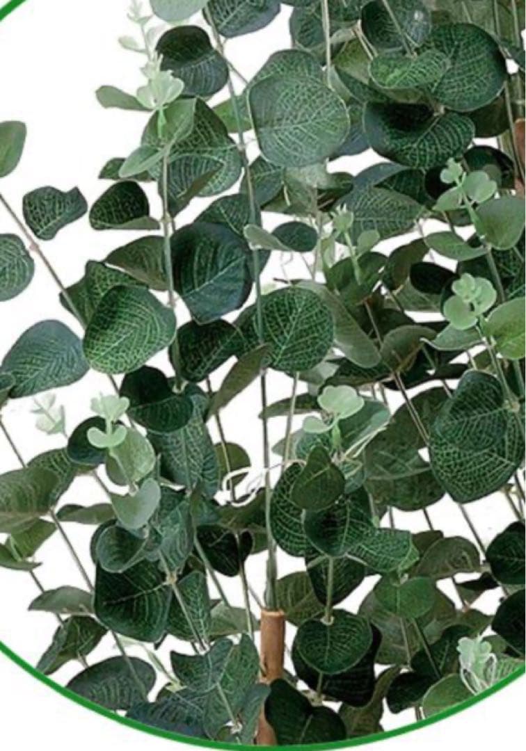 光触媒　人工観葉植物　ウォールグリーン　フェイクグリーン　ユーカリ1.6m