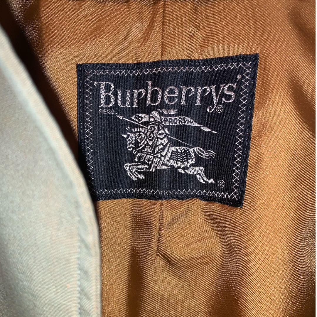 Burberrys ステンカラーコート　玉虫色