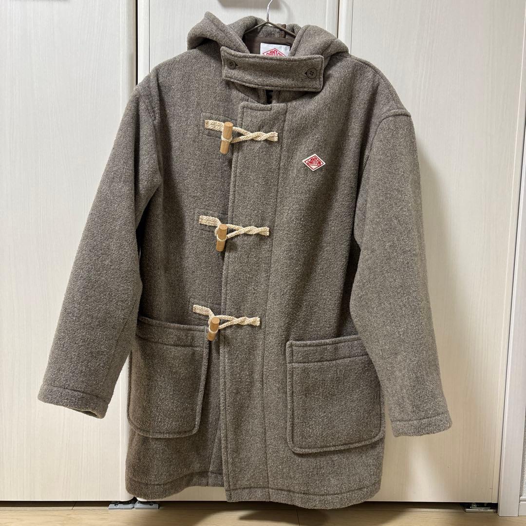 DANTON ダントン　ウールライトパイル ダッフルコート　36 ベージュ