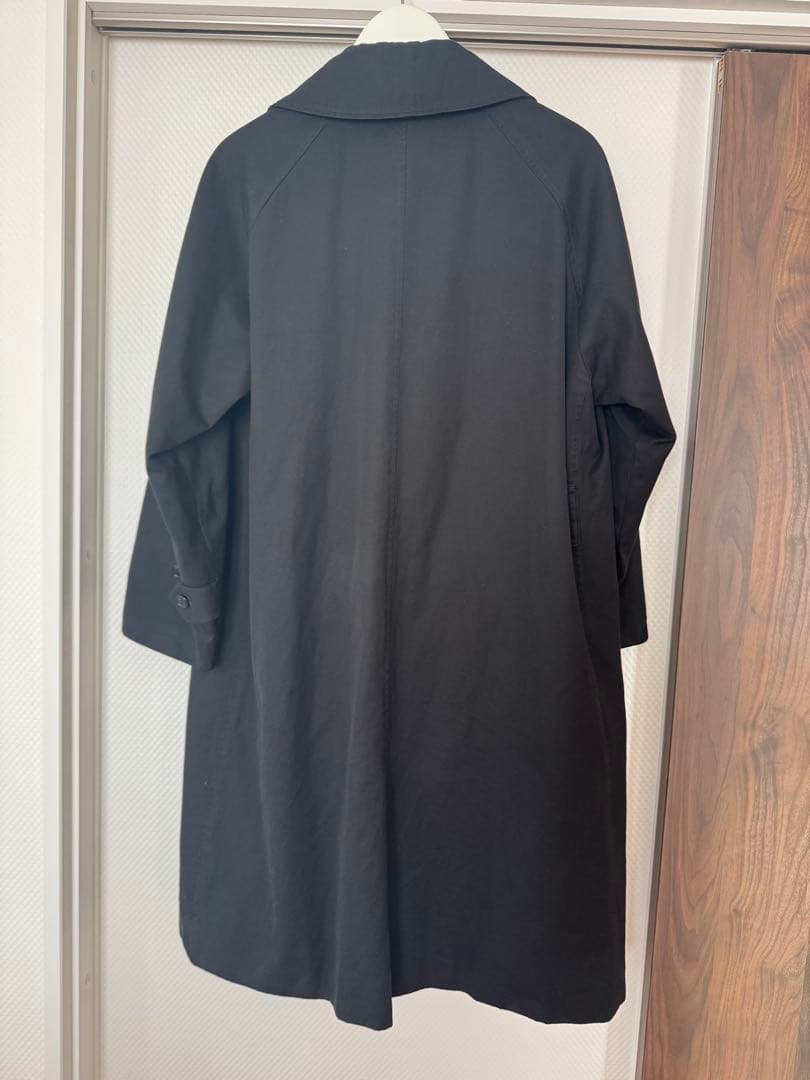 23SS コモリ　comoli サイズ3 タイロッケンコート　ブラック