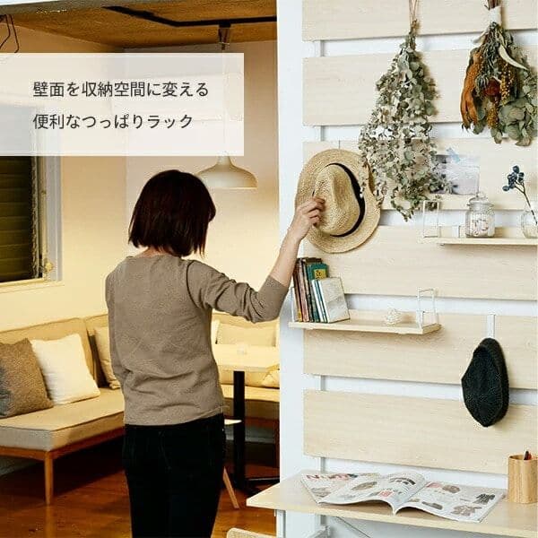 突っ張りラック 折りたたみテーブル 幅80奥行40 コンセント付き 山善