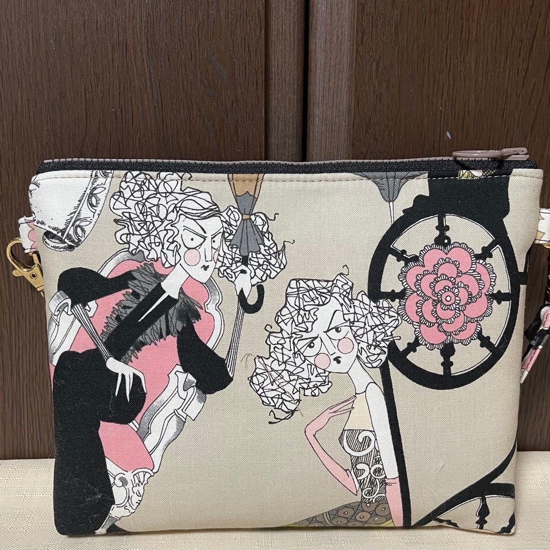 ♡20㎝ファスナーポーチ♡ハンドメイド　アレキサンダーヘンリー