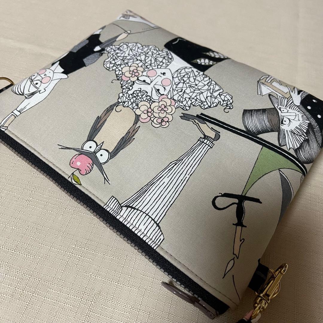 ♡20㎝ファスナーポーチ♡ハンドメイド　アレキサンダーヘンリー