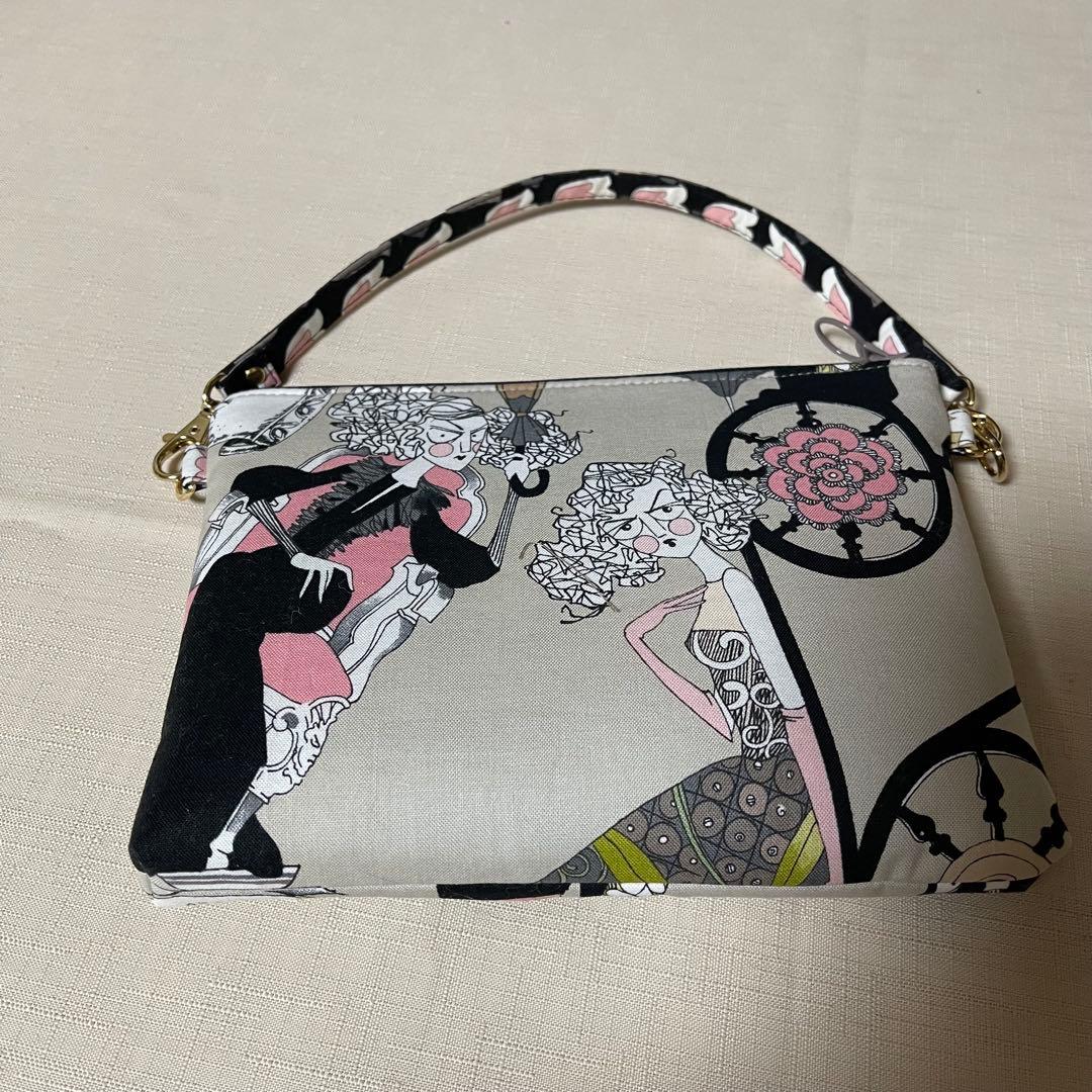 ♡20㎝ファスナーポーチ♡ハンドメイド　アレキサンダーヘンリー