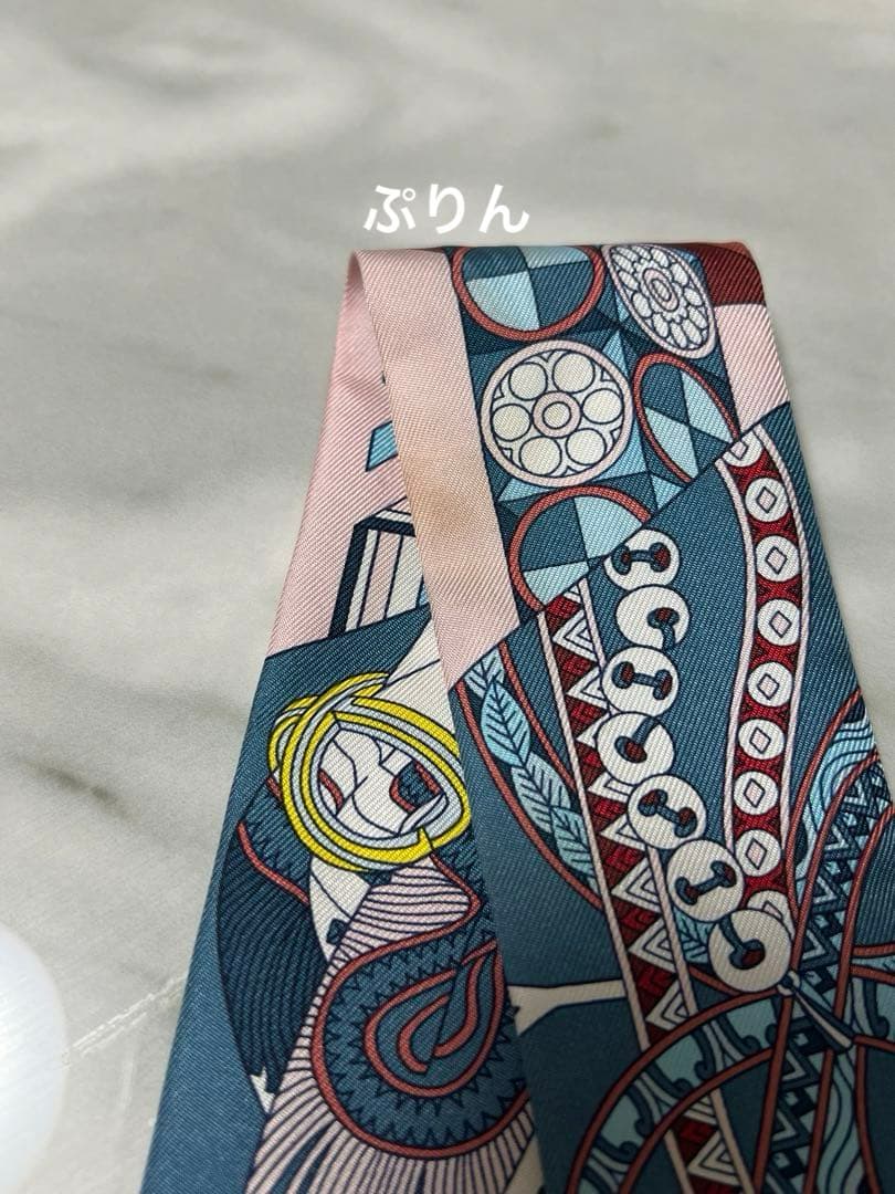 HERMES エルメス ツイリー 杖傘と決闘 シルク スカーフ レディース 1本
